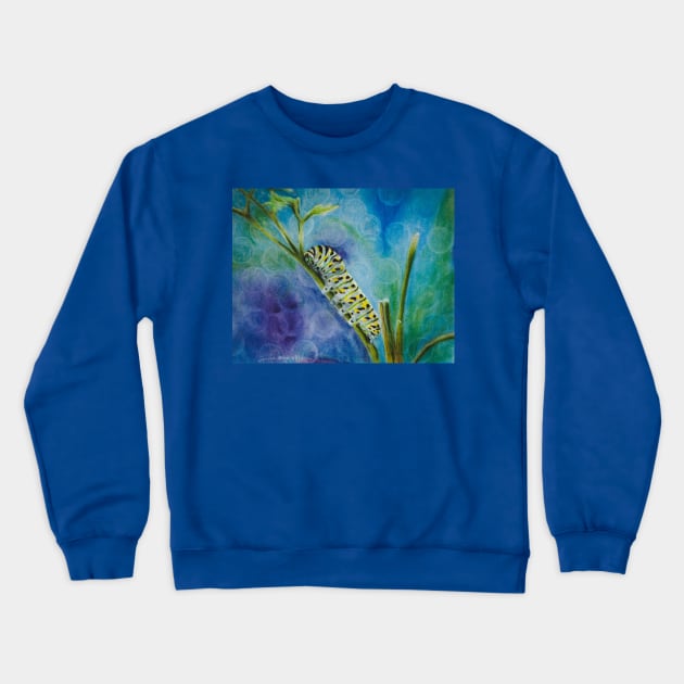 Caterpillar Crewneck Sweatshirt by teenamarie23art